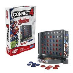 Hasbro Gaming Grab and Go Connect 4 Avengers Edition Game for Kids Ages 6 and Up