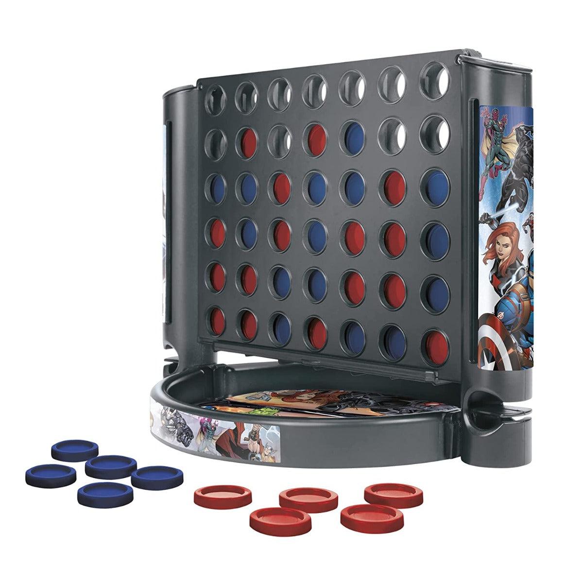 Hasbro Gaming Grab and Go Connect 4 Avengers Edition Game for Kids Ages 6 and Up