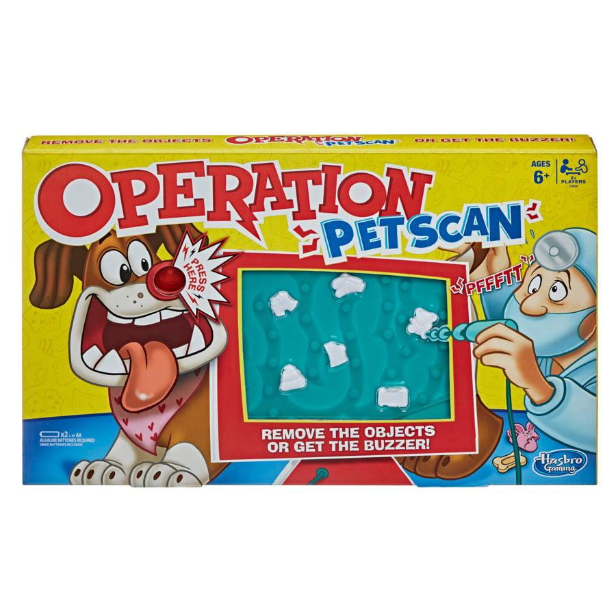 Hasbro Gaming Operation Pet Scan Board Game for 2 or More Players, Kids Ages 6 and Up, With Silly Sounds, Remove the Objects or Get the Buzzer