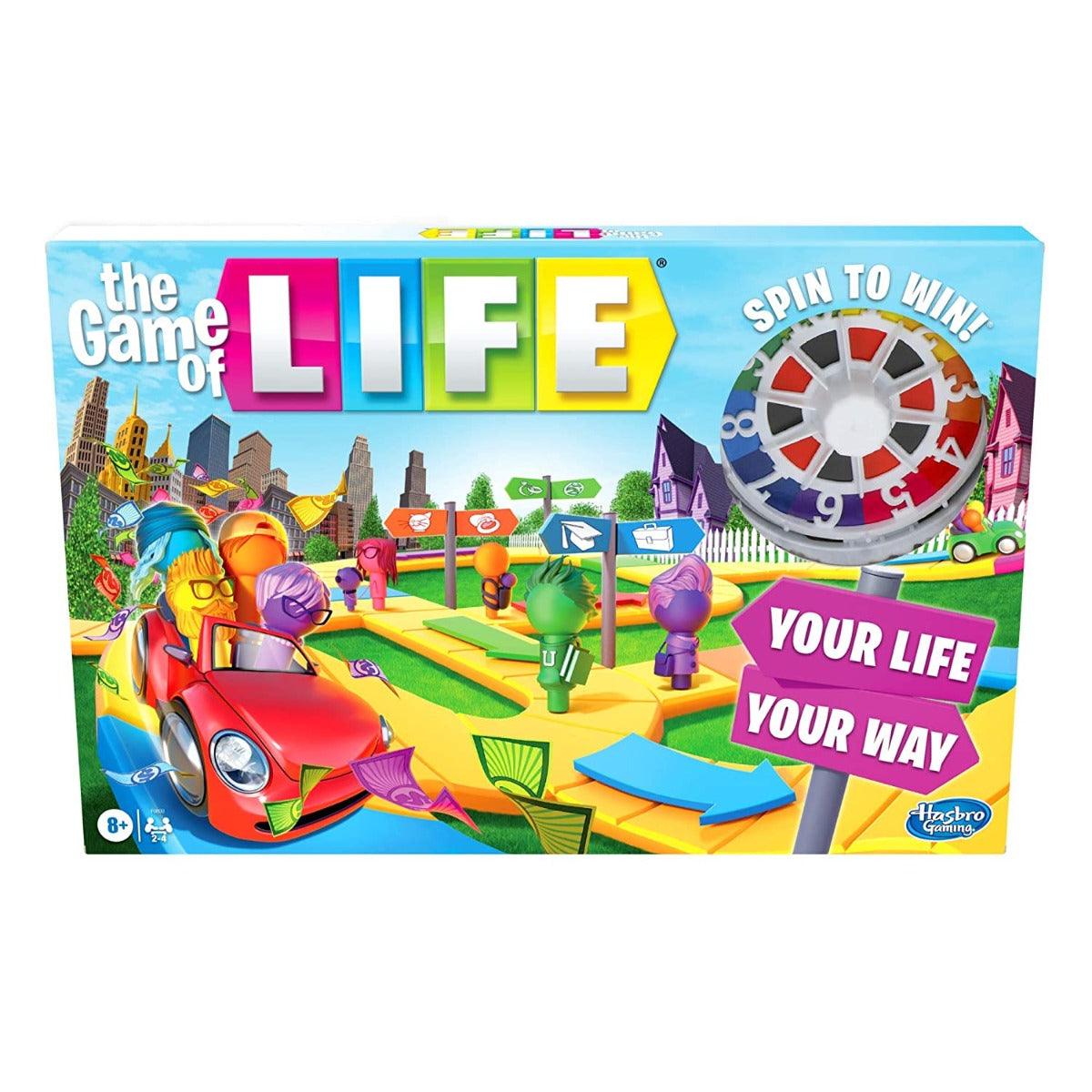 Hasbro Gaming The Game of Life Classic Game, Family Board Game for 2 to 4 Players, for Kids Ages 8 and Up