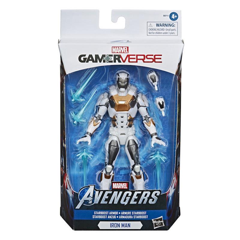 Hasbro Marvel Legends Series 6-inch Collectible Action Figure Toy Gamerverse Marvel's Avengers Starboost Armor Iron Man, 6 Accessories