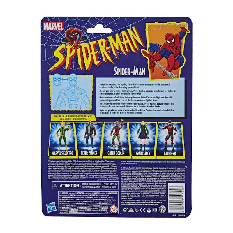 Hasbro Marvel Legends Series 6-inch Collectible Spider-Man Action Figure Toy Retro Collection