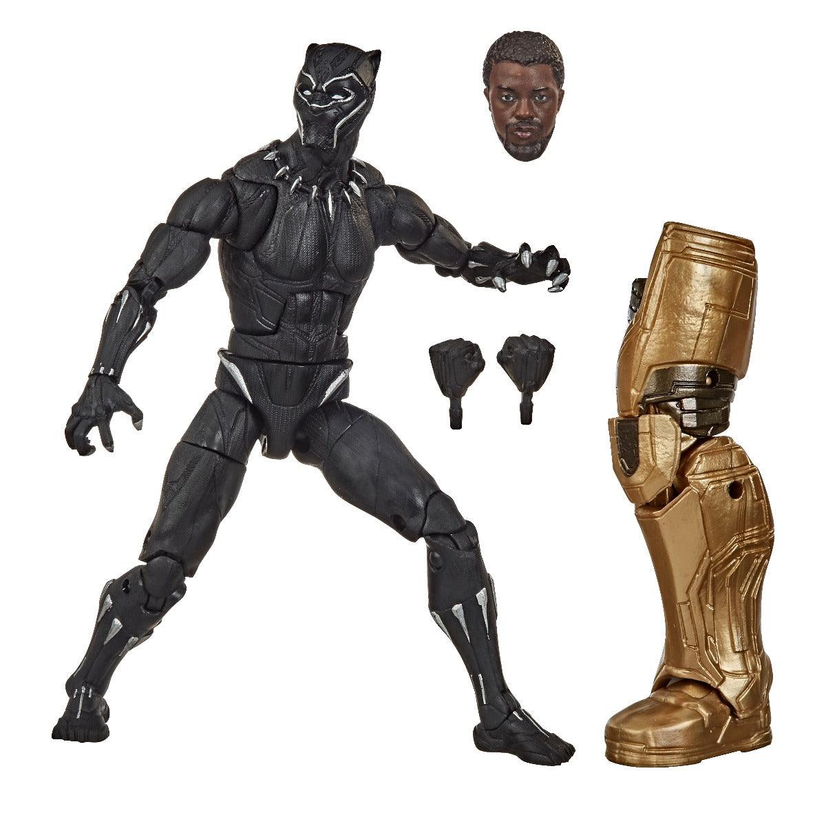 Hasbro Marvel Legends Series Avengers 6-inch Collectible Action Figure Toy Black Panther, Premium Design and 3 Accessories