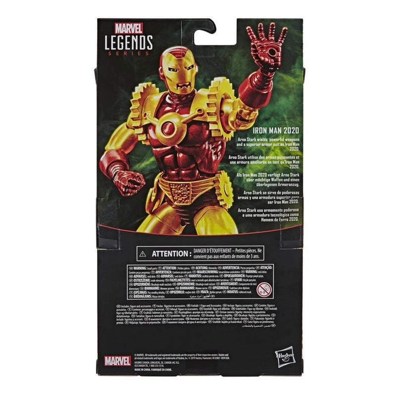 Hasbro Marvel Legends Series Iron Man 6-inch Collectible Action Figure Iron Man 2020 Toy, Premium Design and 8 Accessories, Ages 4 And Up