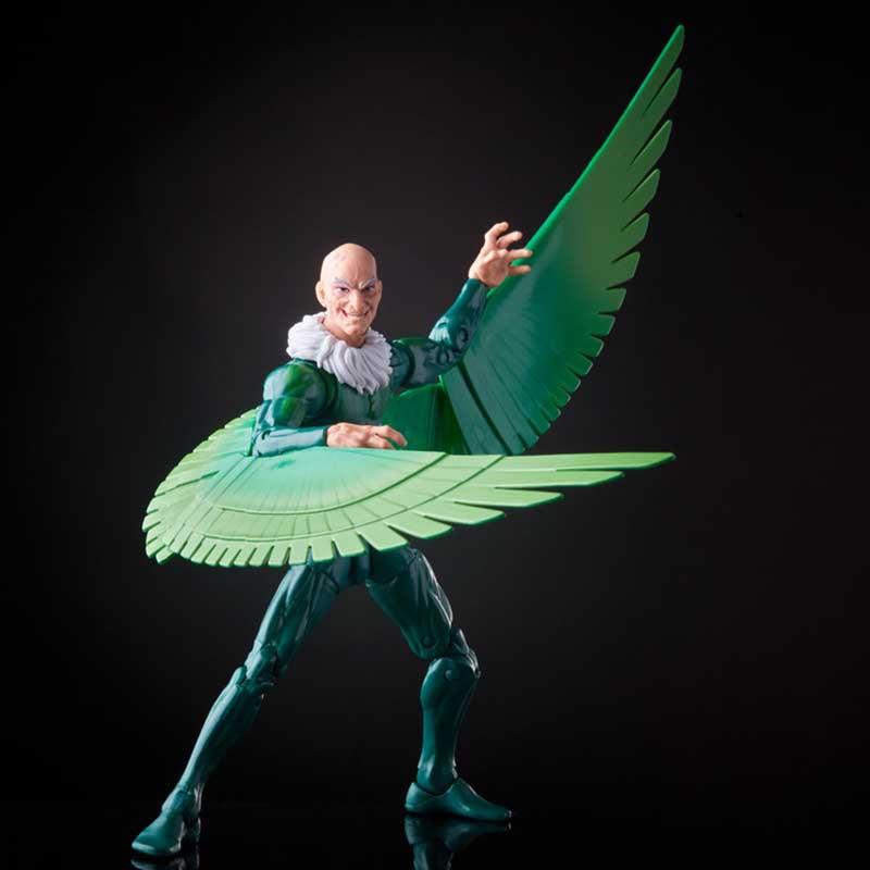 Hasbro Marvel Spider-Man Legends Series 6-inch Collectible Action Figure Marvel's Vulture Toy, With Build-A-Figure Piece and Accessory