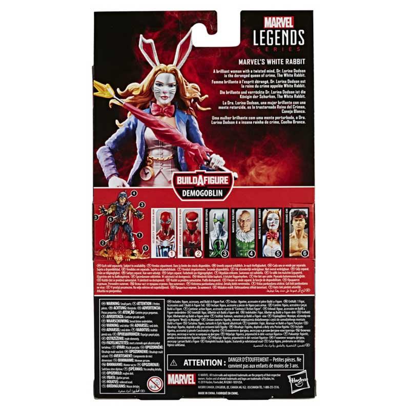 Hasbro Marvel Spider-Man Legends Series 6-inch Collectible Action Figure Marvel's White Rabbit Toy, Buid-A-Figure Pieces and Accessory