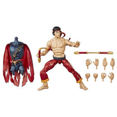 Hasbro Marvel Spider-Man Legends Series 6-inch Collectible Action Figure Shang Chi Toy, With Build-A-Figure Piece and Accessories