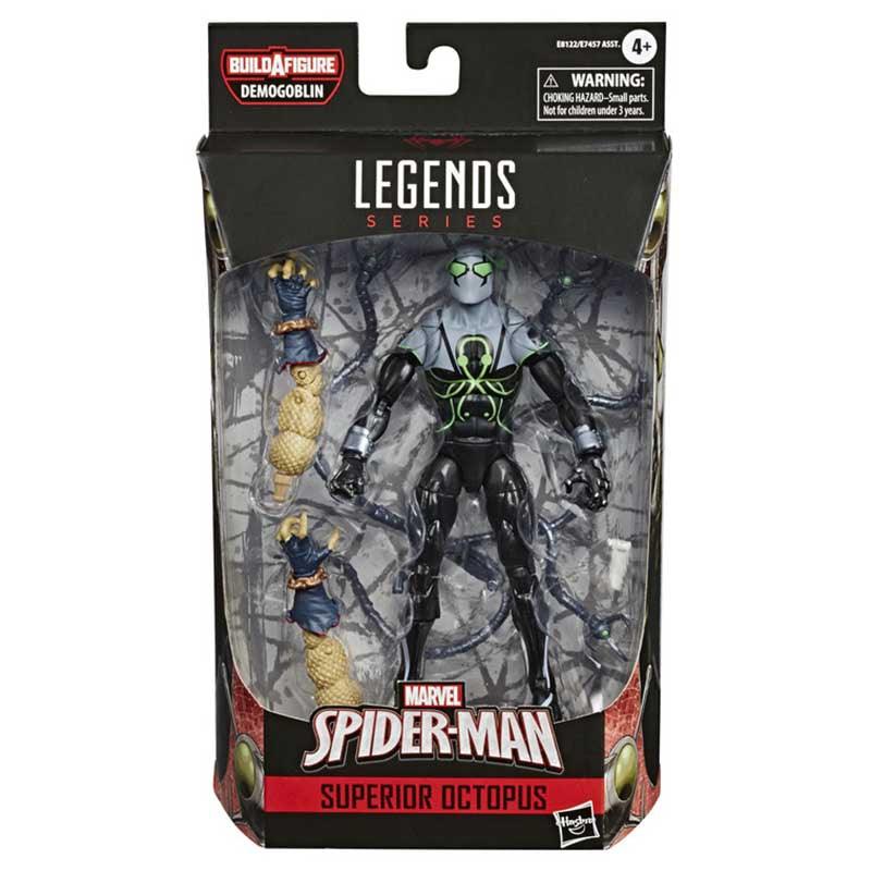 Hasbro Marvel Spider-Man Legends Series 6-inch Collectible Action Figure Superior Octopus Toy, With Build-A-Figure Pieces and Accessories