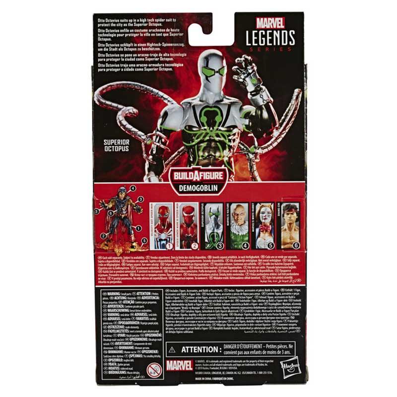 Hasbro Marvel Spider-Man Legends Series 6-inch Collectible Action Figure Superior Octopus Toy, With Build-A-Figure Pieces and Accessories
