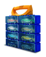 Hot Wheels - Multibrick Car Case - 8 Modules for 8 Cars, Cars not included