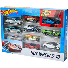 Hot Wheels 10 Cars Gift Pack