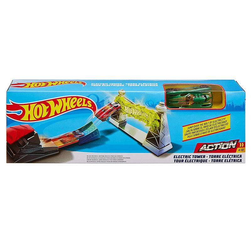 Hot Wheels Action Set Electric Tower Jump Over The Bolt of Electricity