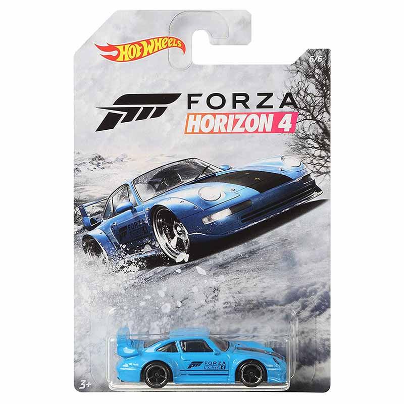 Hot Wheels Forza Horizon 4 Porsche 911 GT2 993 Scale 1:64 Color Blue