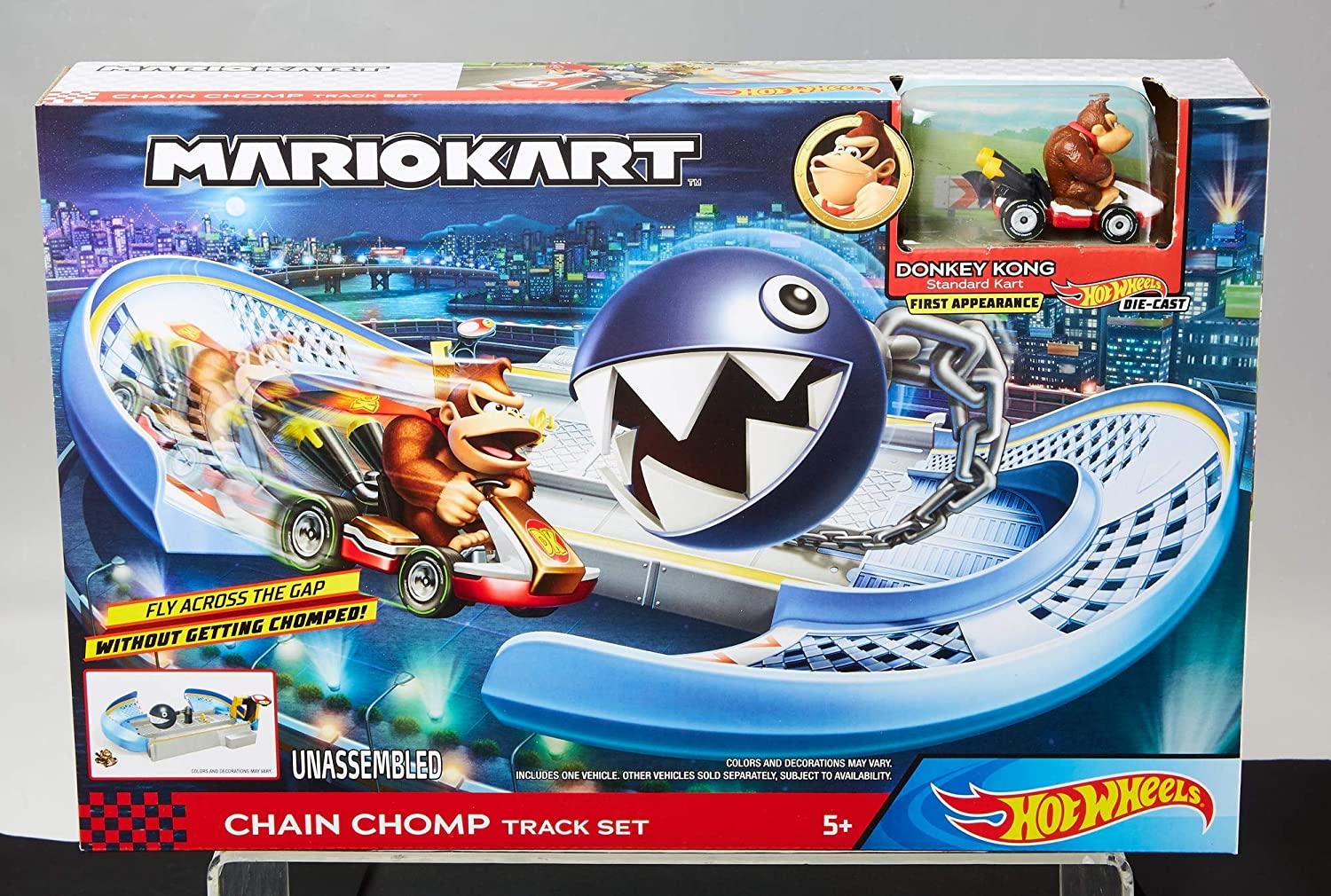 Hot Wheels Mario Kart Chain Chomp Track Set
