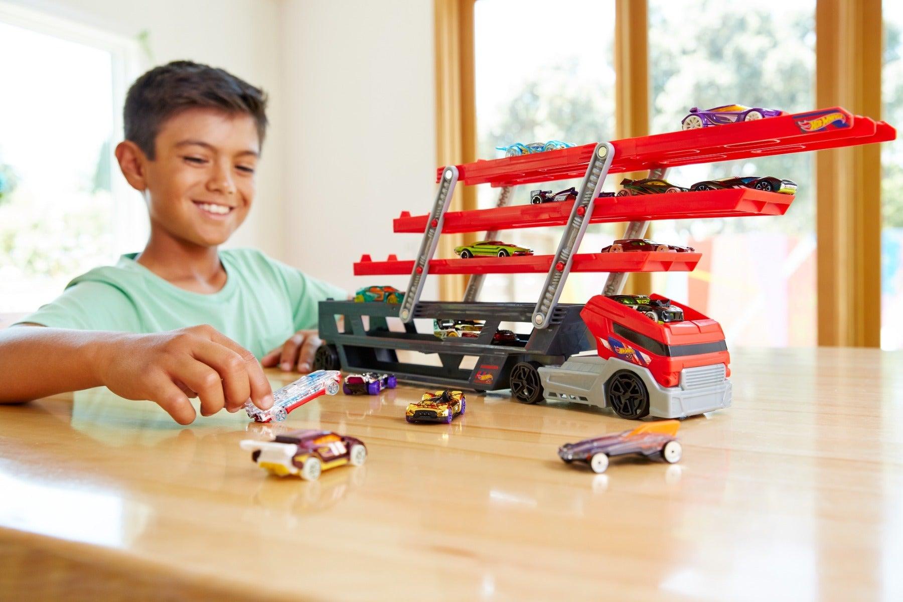 Buy Hot Wheels Mega Hauler Hauling Rig Truck Cars Not Included