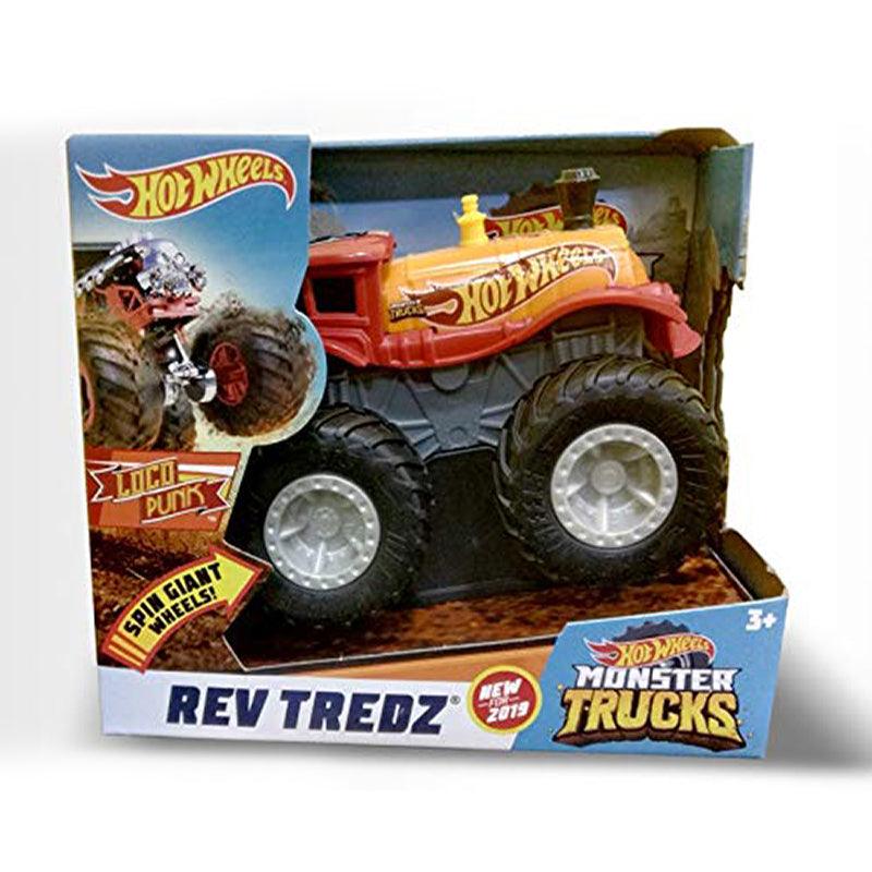 Hot Wheels Monster Truck 1:43 Rev Tredz Loco Punk Vehicle