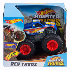 Hot Wheels Monster Truck 1:43 Rev Tredz Racing Toy Vehicle