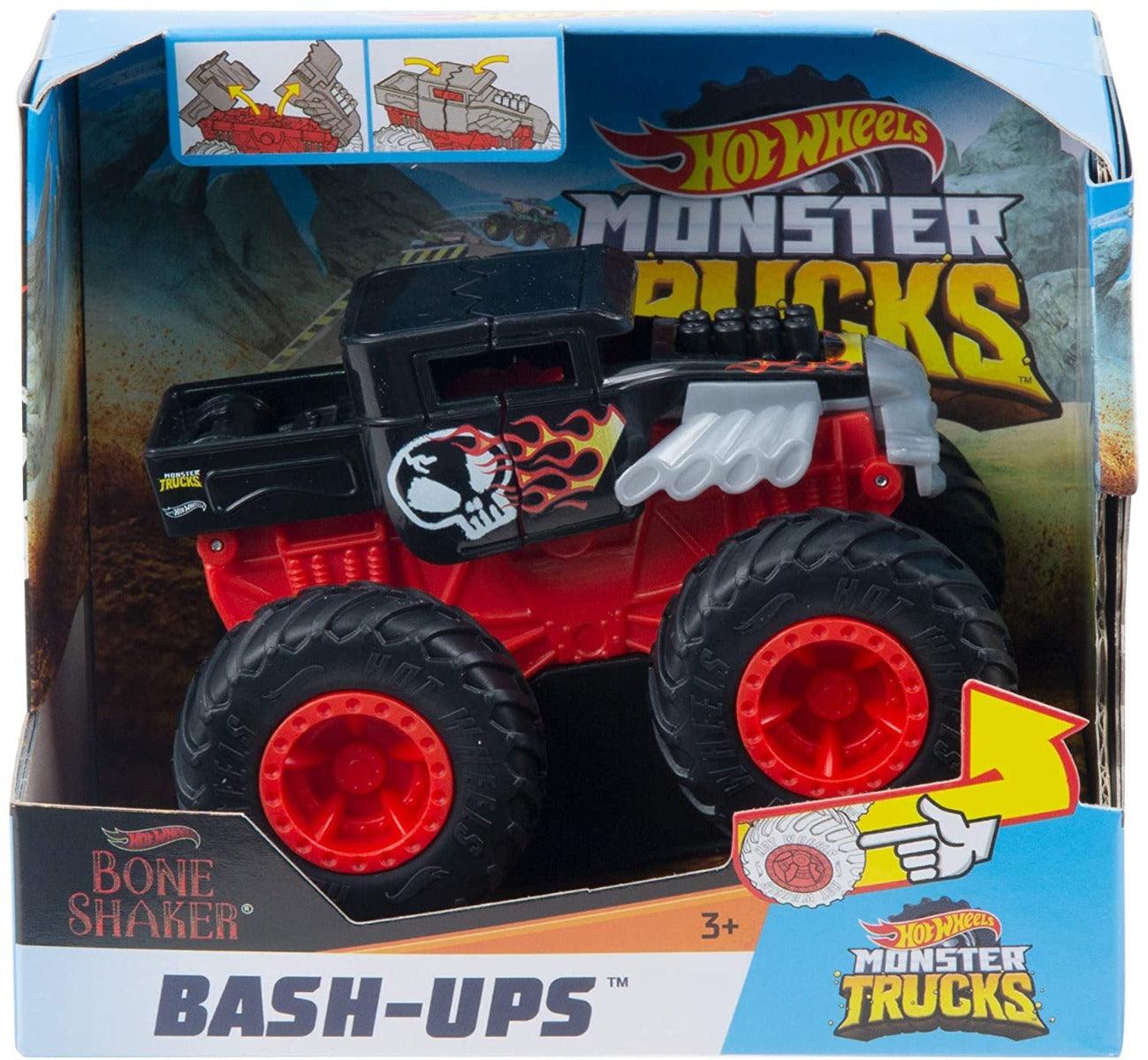 Hot Wheels Monster Trucks Bash Ups 1: 43 Scale - Bone Shaker
