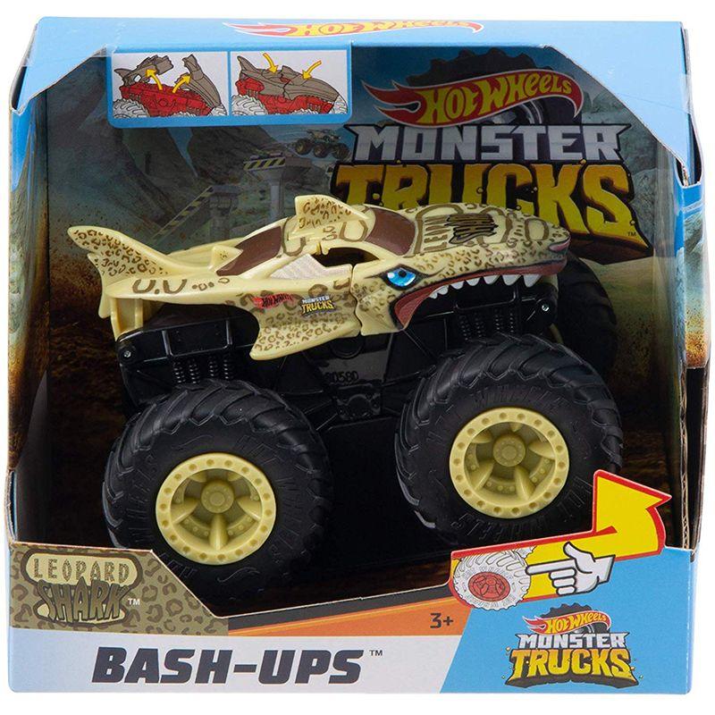 Hot Wheels Monster Trucks Bash Ups 1: 43 Scale - Leopard Shark