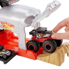 Hot Wheels Monster Trucks Bone Shaker Launcher Playset