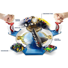 Hot Wheels Monster Trucks Mecha Shark Face-Off
