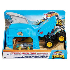 Hot Wheels Monster Trucks Shark Launcher Playset