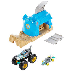 Hot Wheels Monster Trucks Shark Launcher Playset