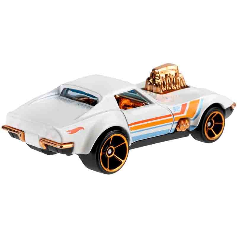 Hot Wheels Pearl & Chrome - 68 Corvette - Gas Monkey Garage Car