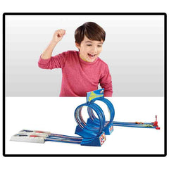 Hot Wheels Throwback Thrill Drivers Corkscrew Track Set