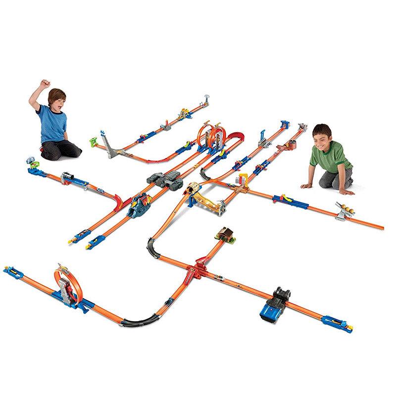 Hot wheels track builder total turbo takeover track set best sale
