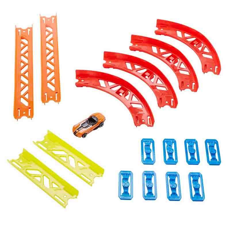 Hot Wheels- Track Builder Unlimited - Coffret Sections de piste droites Hot Wheels- Track Builder Unlimited - Coffret Sections de piste droites