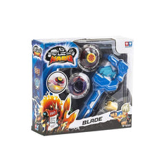Infinity Nado Fiery Blade Spinning Top with Launcher, 12 Pieces