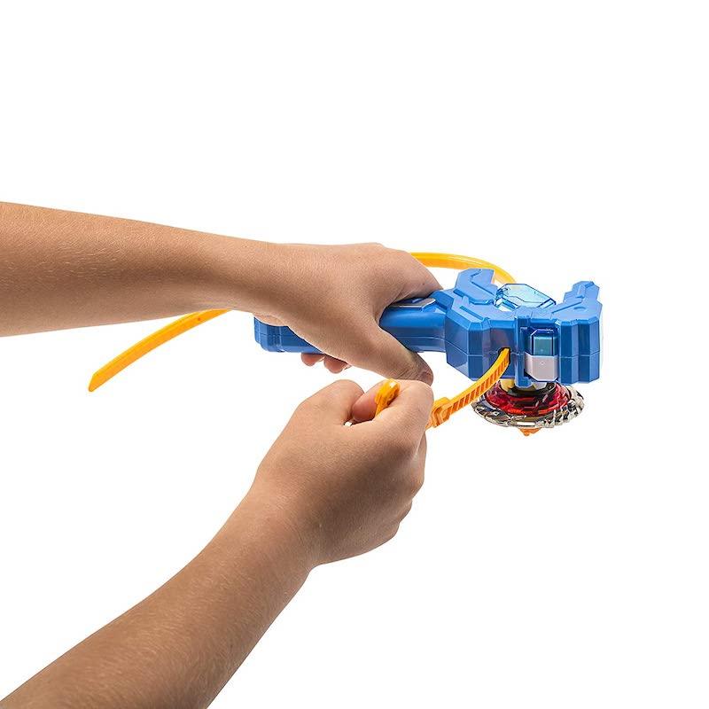 Infinity Nado Fiery Blade Spinning Top with Launcher, 12 Pieces