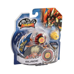 Infinity Nado Fiery Blade Spinning Top with Launcher, 6 Pieces
