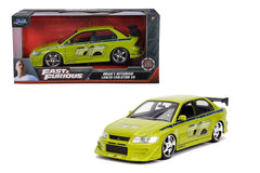 Jada Fast & Furious Brian's Mitsubishi Lancer Evolution Diecast Model Car 1/32 Scale