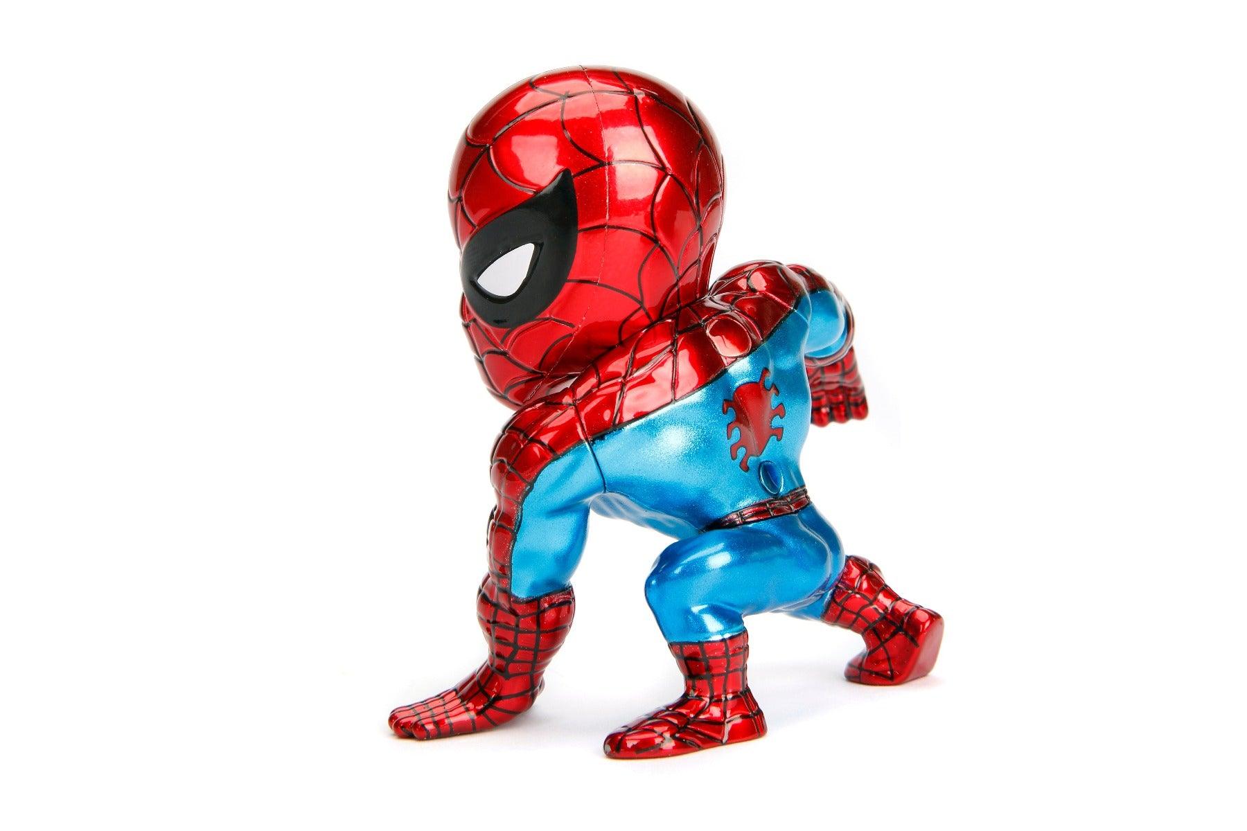 Jada Toys Diecast Metal Marvel Classic Spiderman 4 inch Action Figure