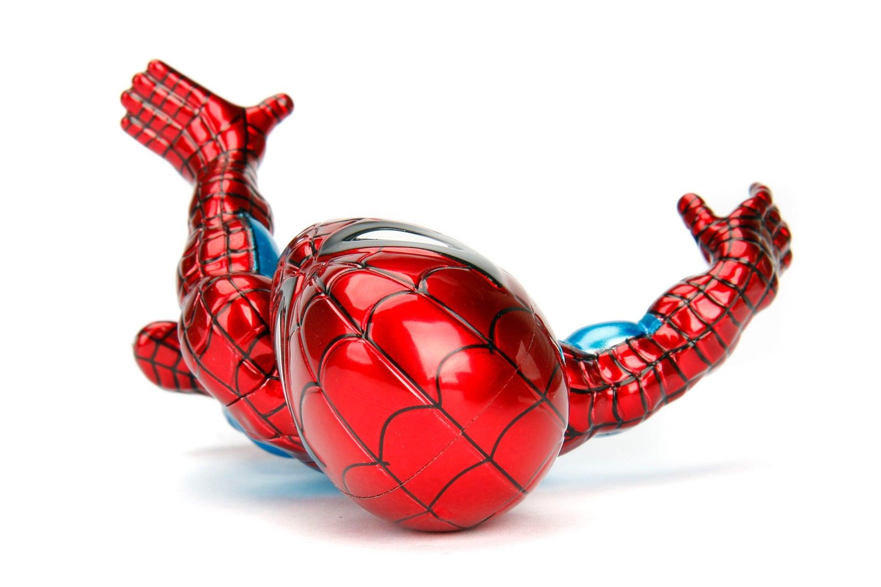 Jada Toys Diecast Metal Marvel Classic Spiderman 4 inch Action Figure