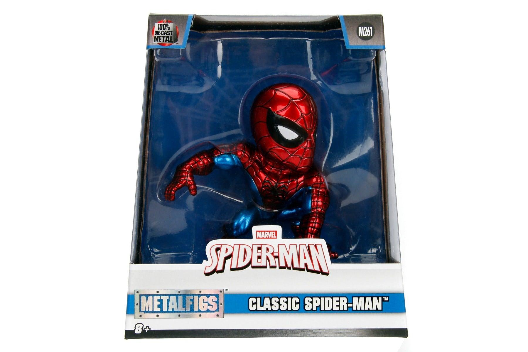 Jada Toys Diecast Metal Marvel Classic Spiderman 4 inch Action Figure