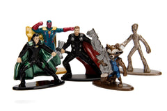 Jada Toys Diecast Nano Metalfigs Marvel Infinity Wars Action Figure - 1.65 inch (Pack of 5)