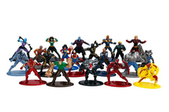Jada Toys Diecast Nano Metalfigs Marvel Superhero Characters - Spiderman Ironman and Many More - 1.65 inchfigure (Pack of 20)