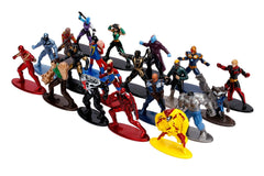 Jada Toys Diecast Nano Metalfigs Marvel Superhero Characters - Spiderman Ironman and Many More - 1.65 inchfigure (Pack of 20)
