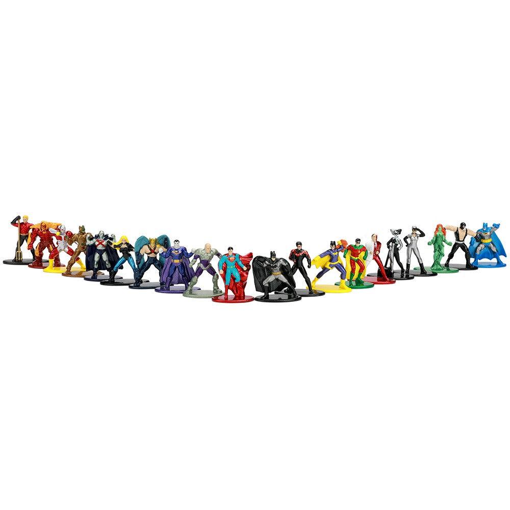 Jada Toys Nano Metalfigs DC Miniature Diecast Figures, 20 Pack, Figures & Styles May Vary