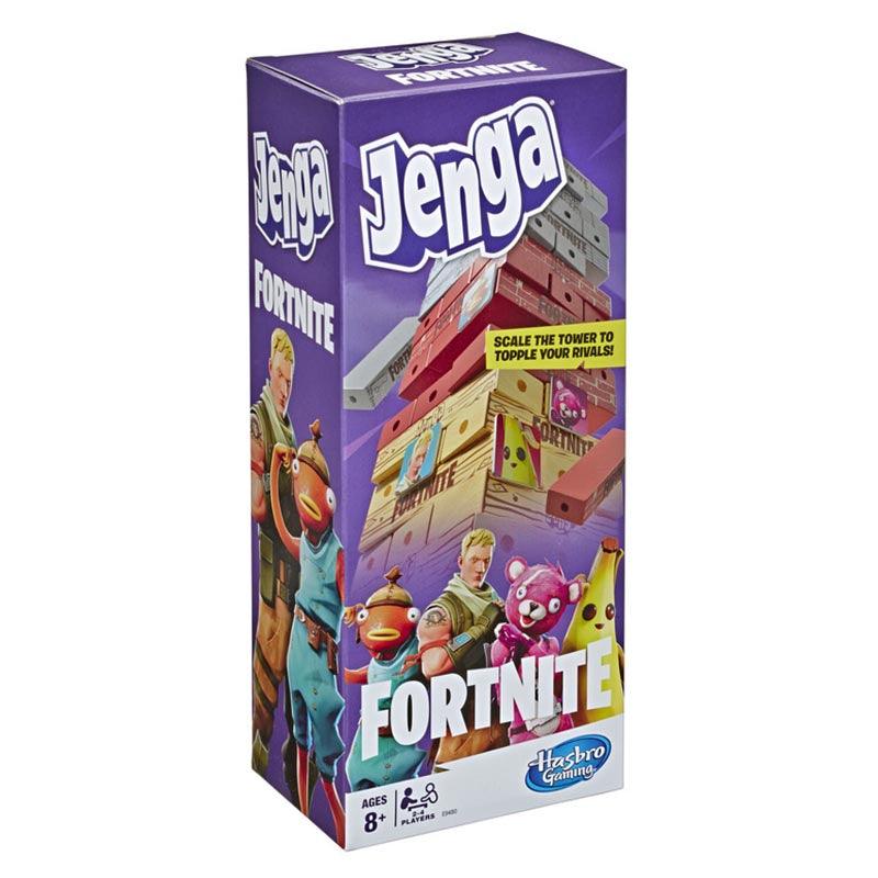 Jenga: Fortnite Edition Game, Wooden Block Stacking Tower Game for Fortnite Fans, Ages 8 and Up