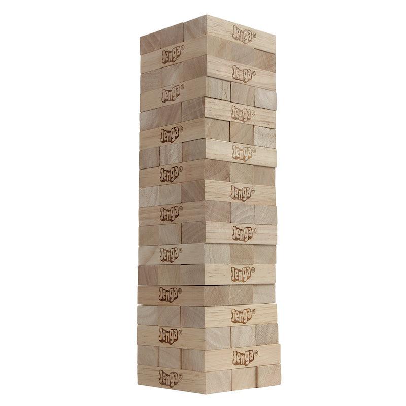 Jenga Tube Pack; Hardwood Blocks; Stacking Tower Game for Kids Ages 6 and Up, 1 or More Players