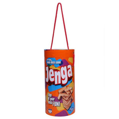 Jenga Tube Pack; Hardwood Blocks; Stacking Tower Game for Kids Ages 6 and Up, 1 or More Players