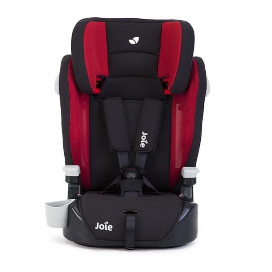 Joie Elevate Baby Car Seat Rio Red - Car Seat for Baby with Grow Together Headrest & 5 Point Harness For Ages 9-12 Years