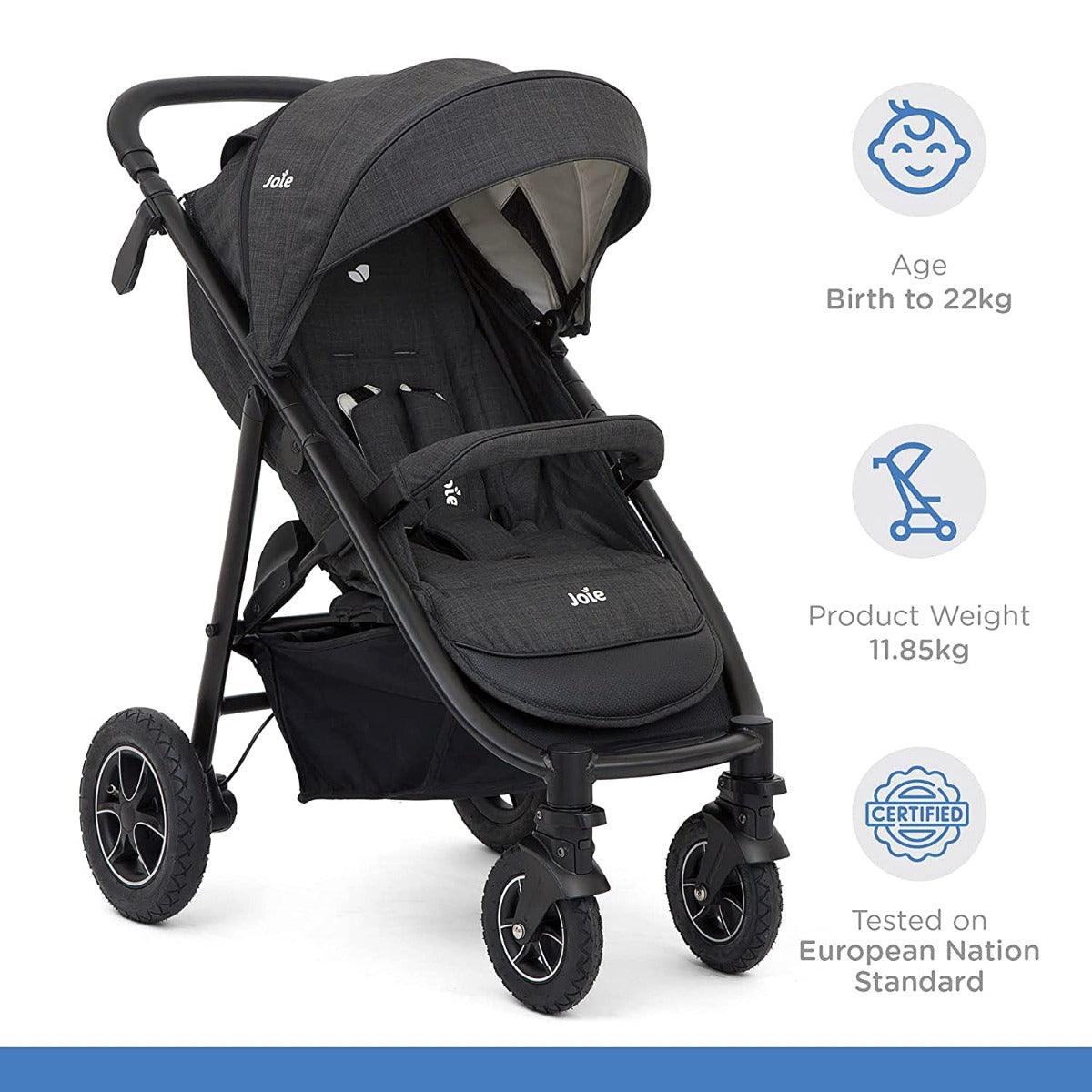 Joie buggy shop mytrax foggy grey