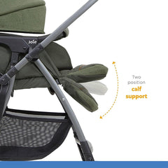 Joie SMA Baggi 4WD Drift Baby Pram Pine - Baby Stroller for Ages 0-3 Years