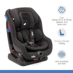 Joie Steadi Car Seat Coal - Faces Rearward Car Seat For Ages 0-4 Years