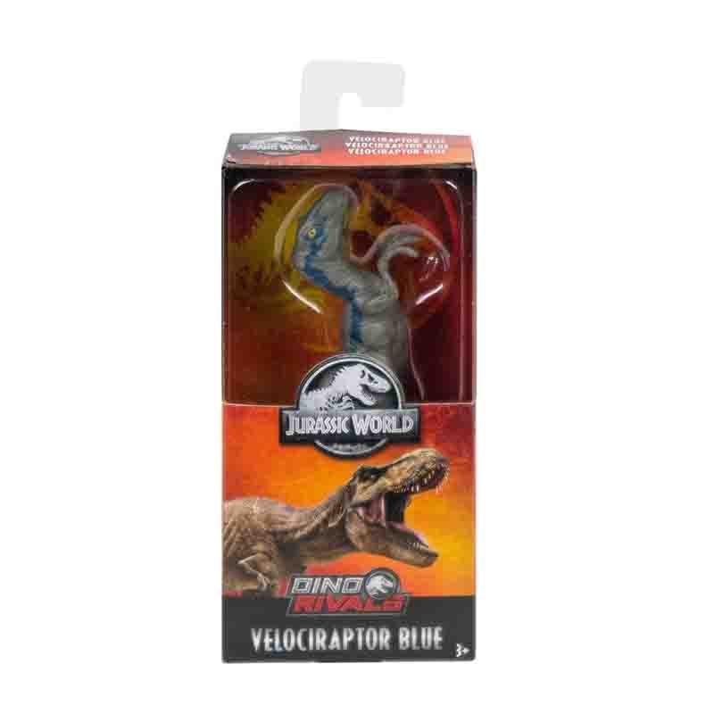 Jurassic World Basic 6-inch Velociraptor Blue Dino Figure